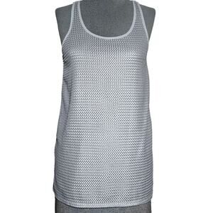 Trouve Silver Metallic Tank Size XS